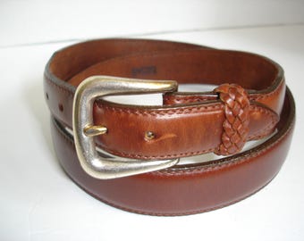 Douglas Cloutier Brown Leather Belt 4\