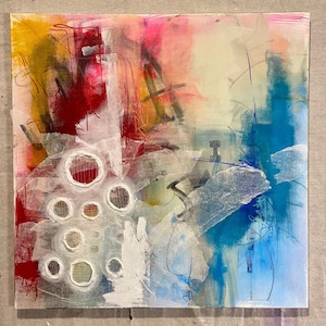 Abstract art, original artwork, painting, mixed media collage, art, canvas art, art decor, abstract artwork, wall art
