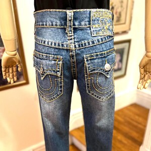 Vintage True Religion Low Rise Jeans 30x31: Heavy Stitch Denim - Etsy