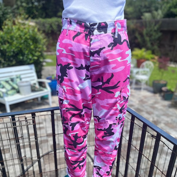Pink Camo Pants Etsy Australia