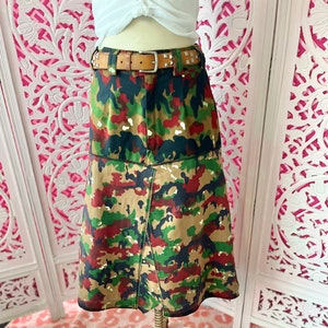 Camouflage skirt 90s hotsell