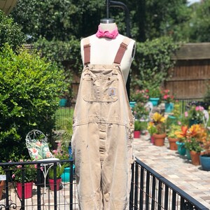 Tan carhartt overalls clearance
