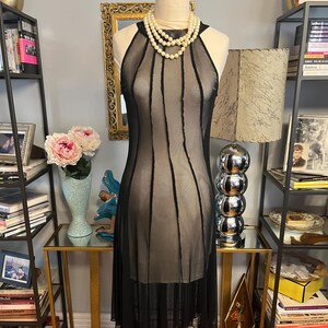 Vintage 90s Mesh Dress, Black Mesh Dress, Mesh Tank Dress, Mesh Dress, 90s  Mesh Tank Dress, 90s Sheer Dress, High Neck Dress, Fab208nyc, 90s - Etsy