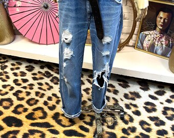 Ripped 33 '' Rustler Westernjeans: Gender Neutral