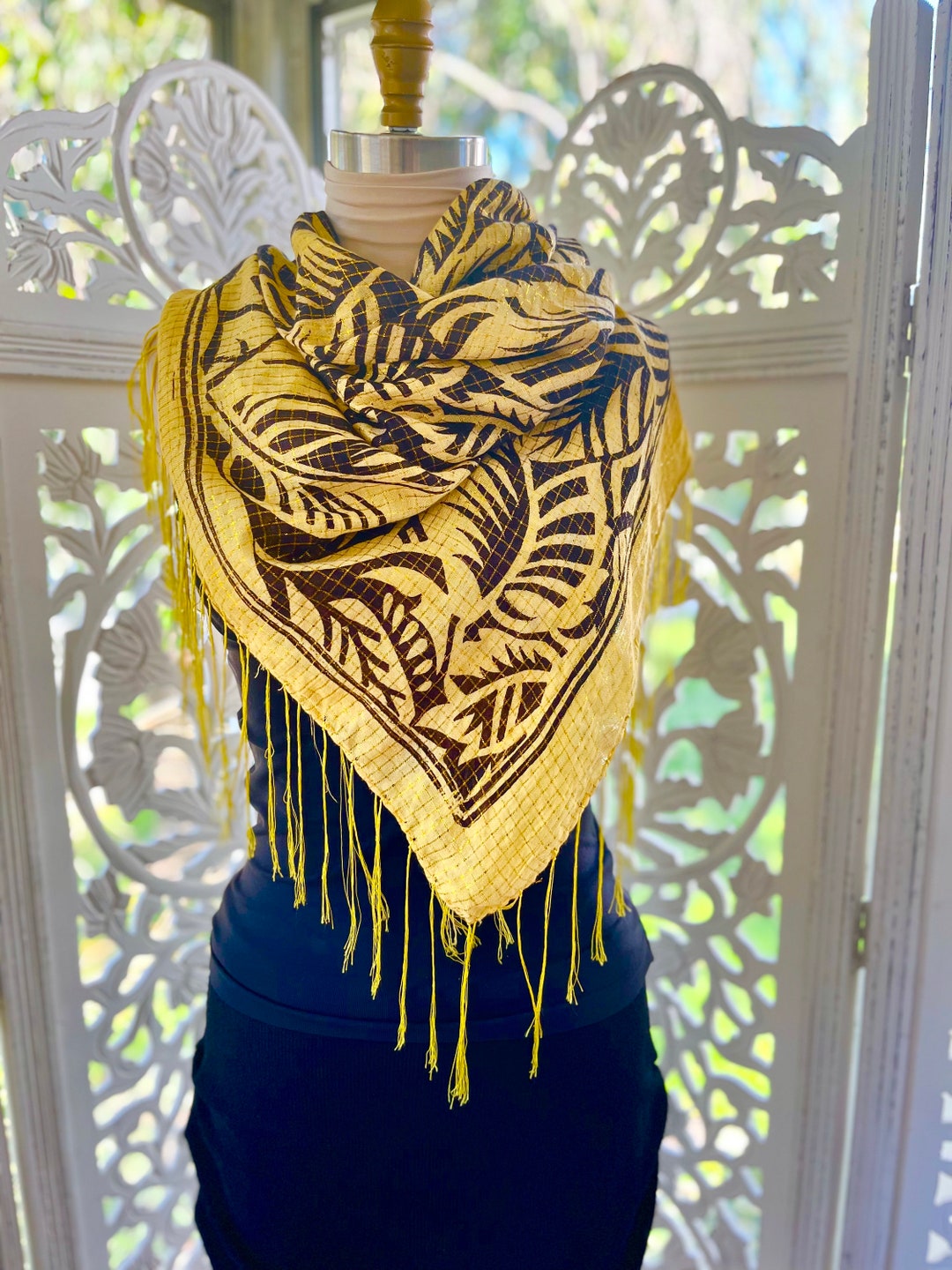 カミエルフォートヘンス SHAWL VINTAGE SILK スカーフ CAMIEL FORTGENS SHAWL VINTAGE SILK スカーフ