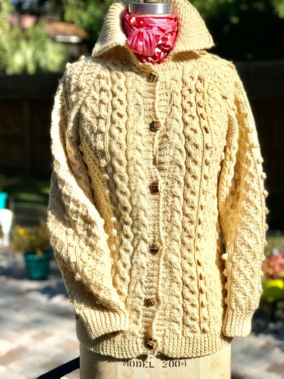 cable knit irish sweater