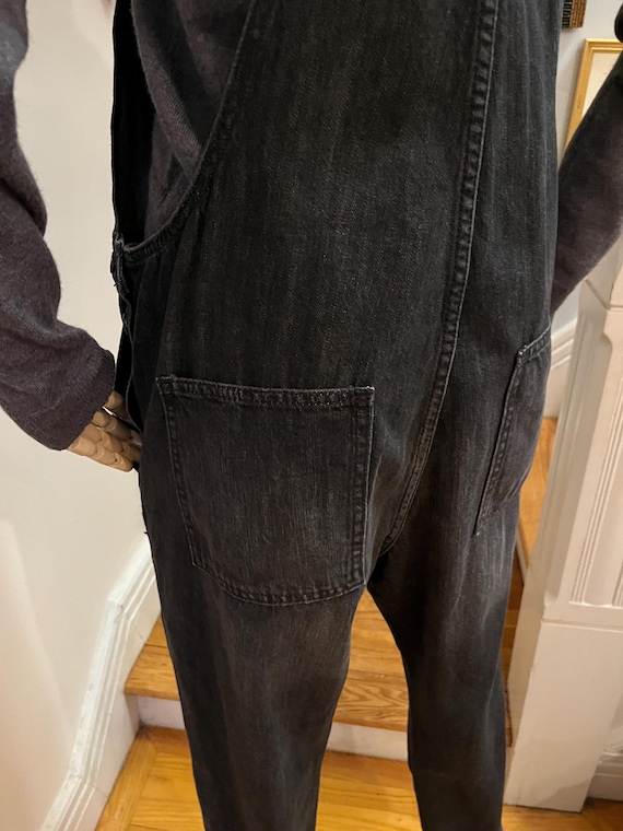 90s Gap Overalls, Ladies Black Denim Overalls, Vintage
