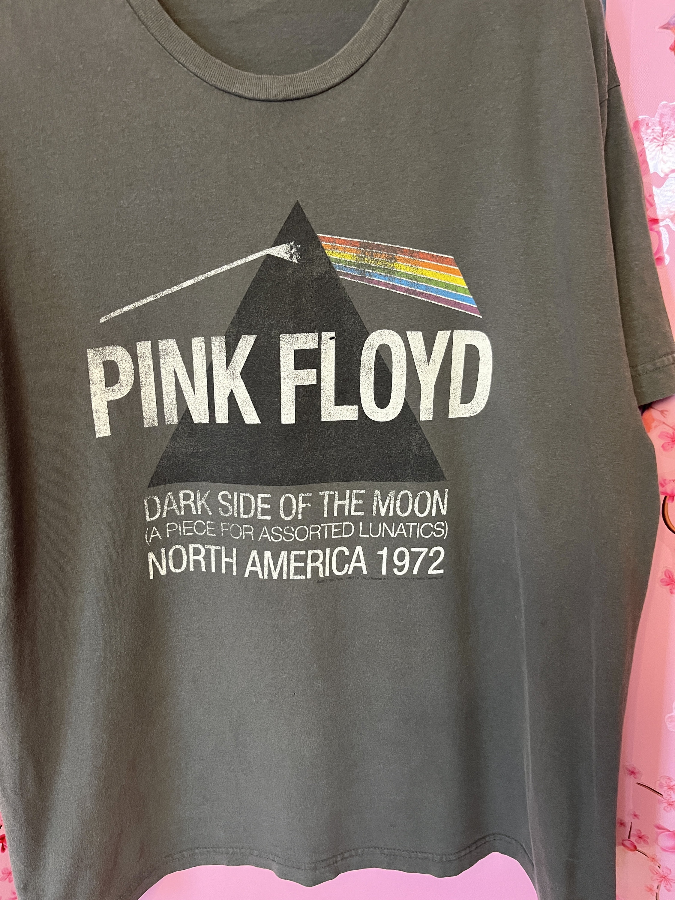 Pink Floyd Tee, Xl Vintage Rock Tee, Dark Side of the Moon