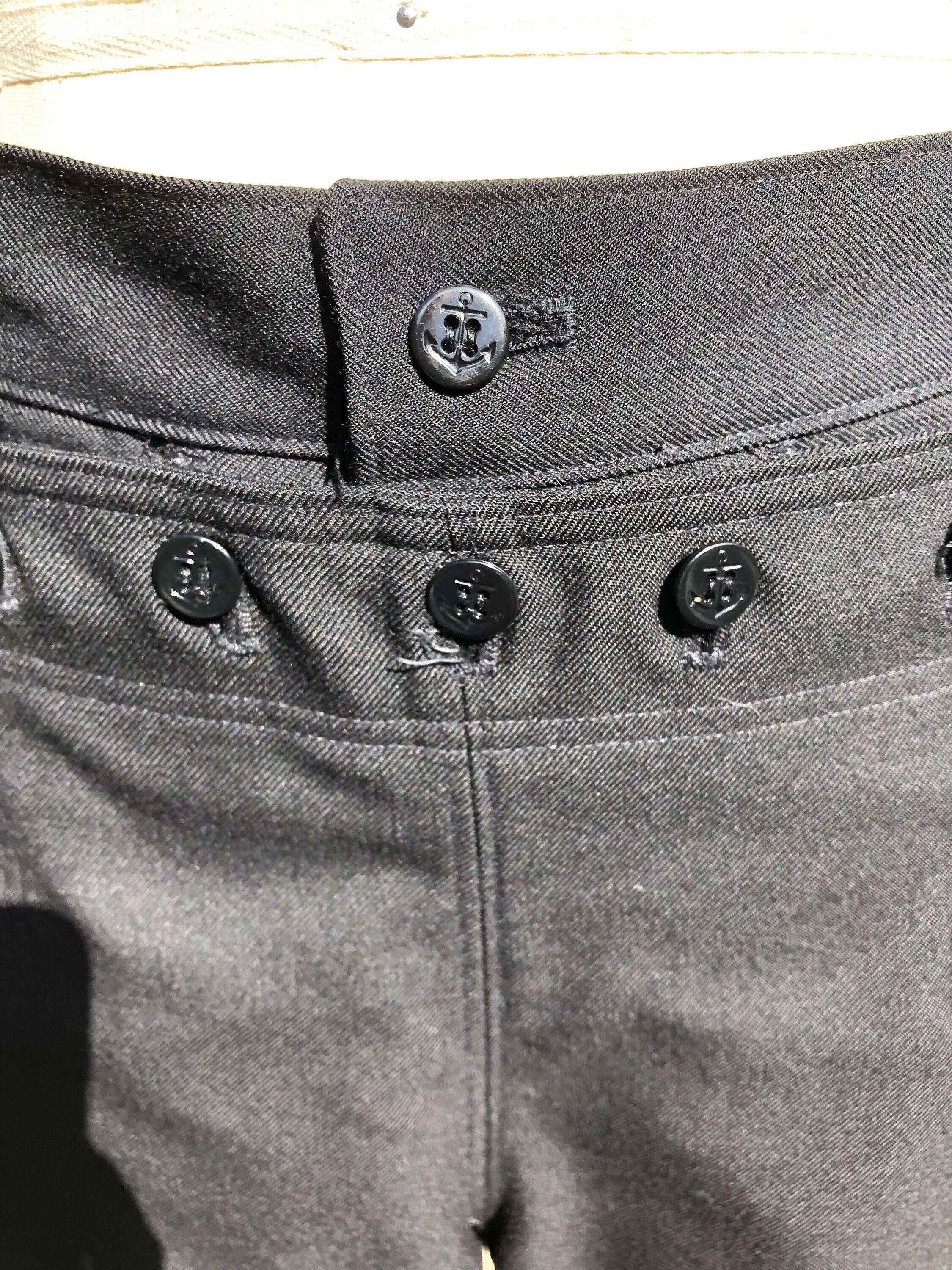 VINTAGE NAVY PANTS/us pantalones marinos/ pantalones navales Etsy