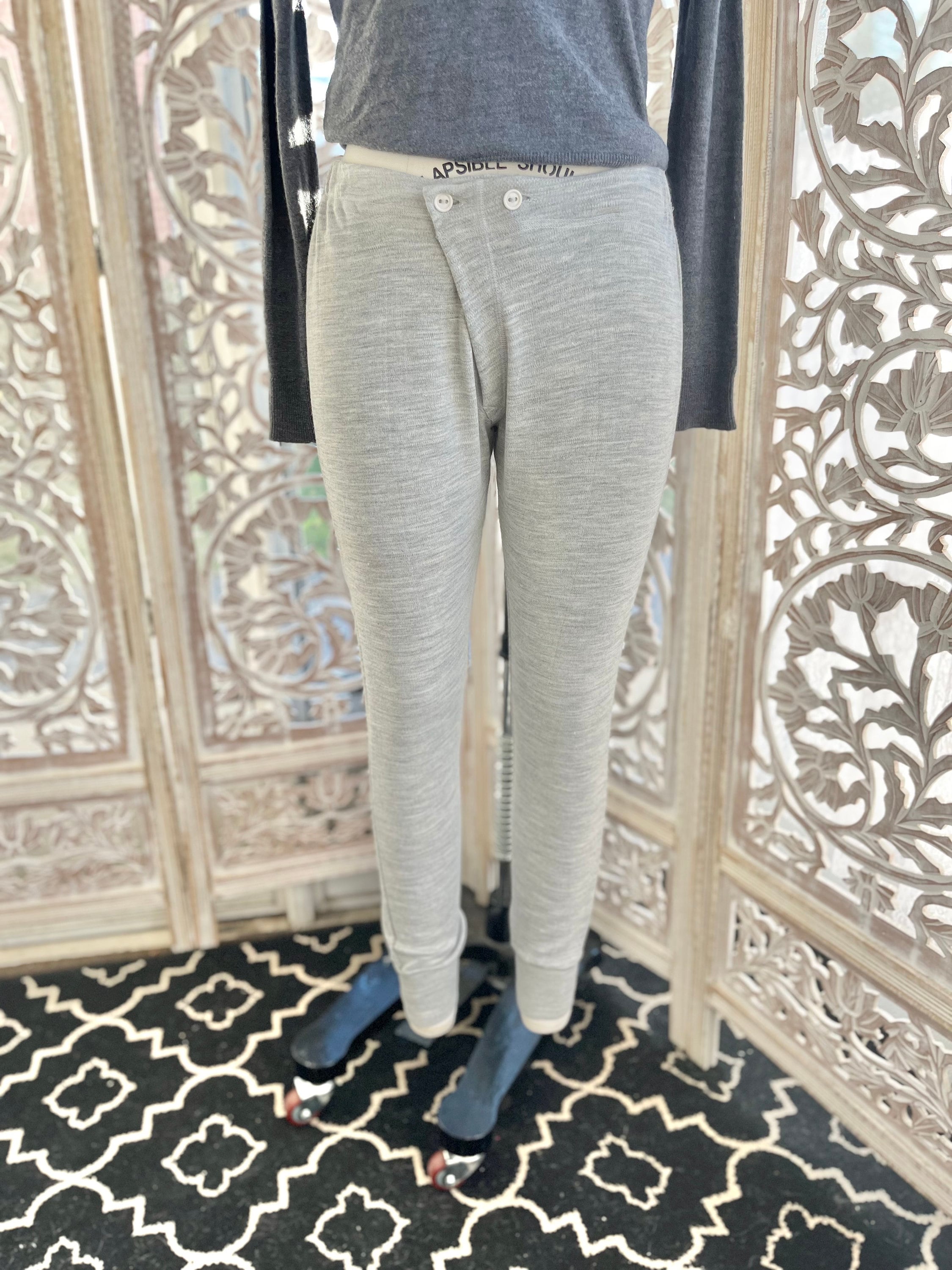 Mens 100% Real Silk Knit Silk Thermal Long Johns Set Long Johns, Pants,  Leggings With Bottom Thermal Warmth Plus Size Available 220927 From Mu03,  $35.37