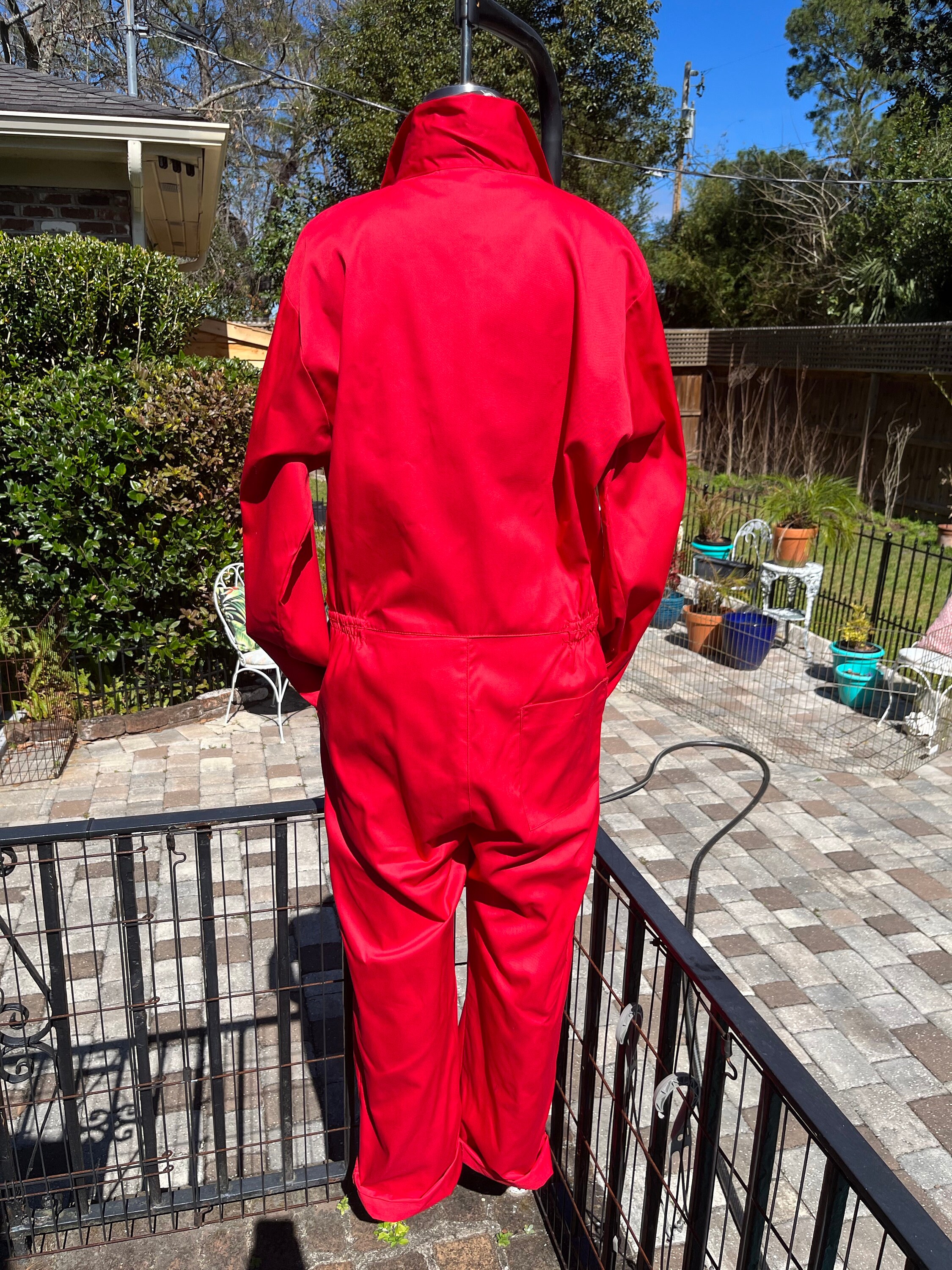 Cotton Sateen Coveralls, M, Coveralls, Vintage Patch Cotton Sateen Coveralls, M, Coveralls, Vintage Patch