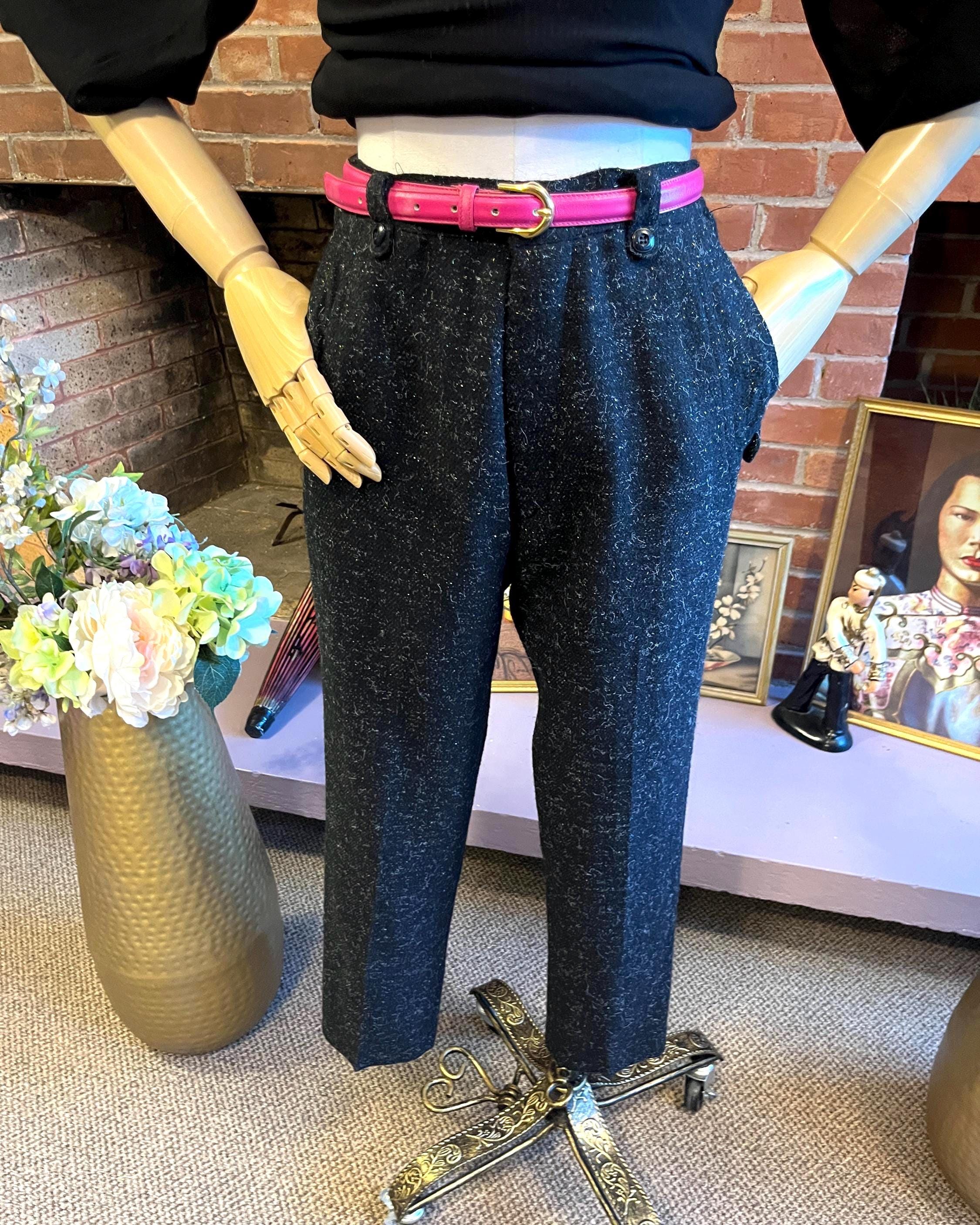 80s Wool Pants - Etsy