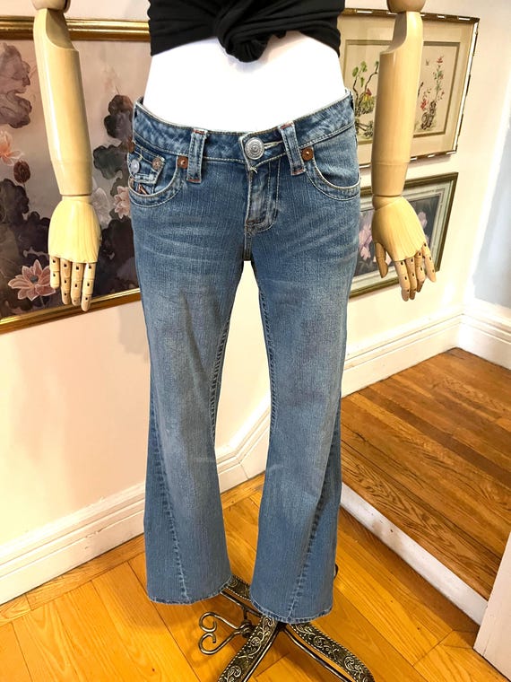 True Religion Y2K Low Rise Twist Bootcut Jeans - 28x31 - Gem