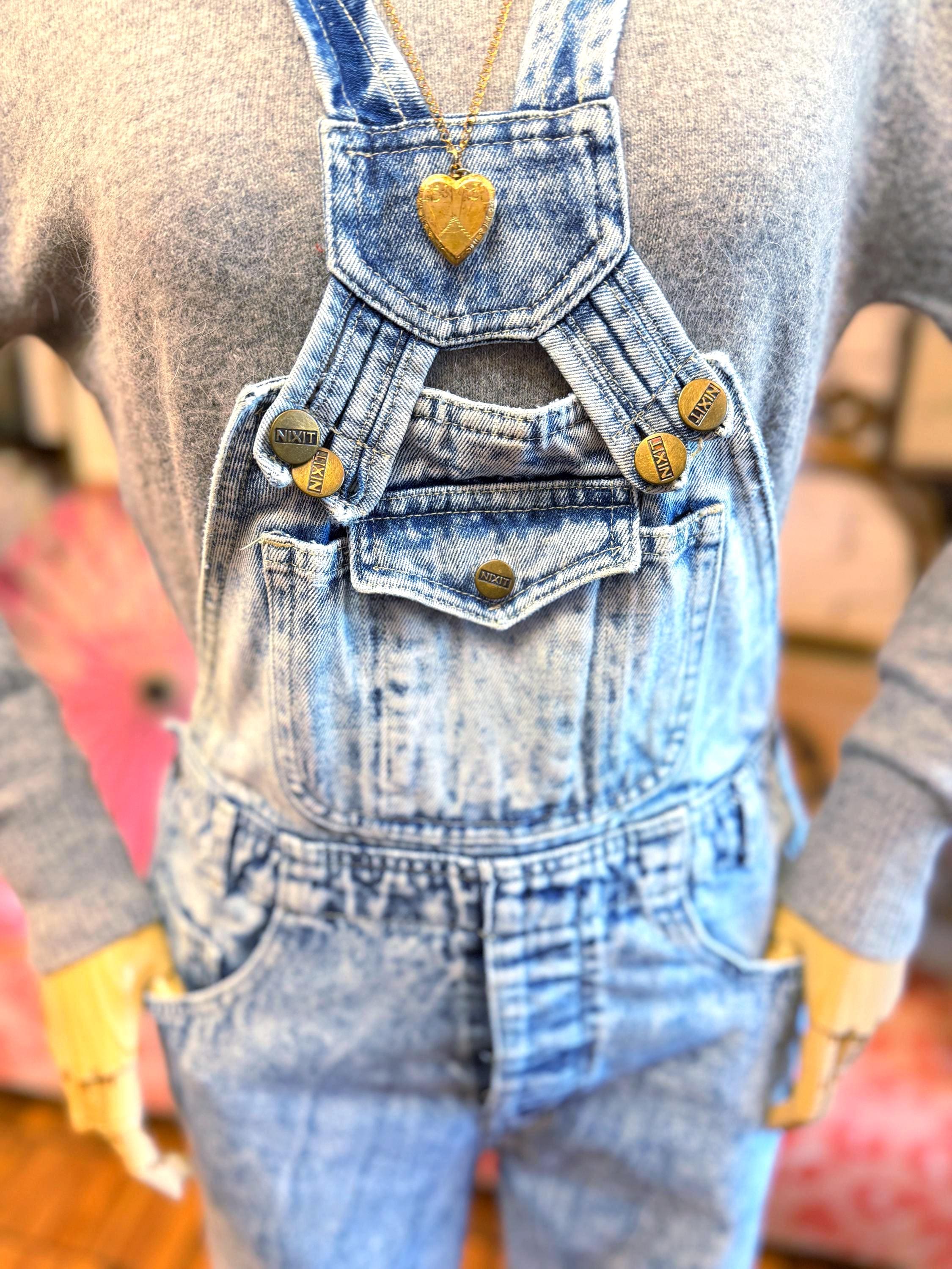 Acid Wash Overalls - Etsy