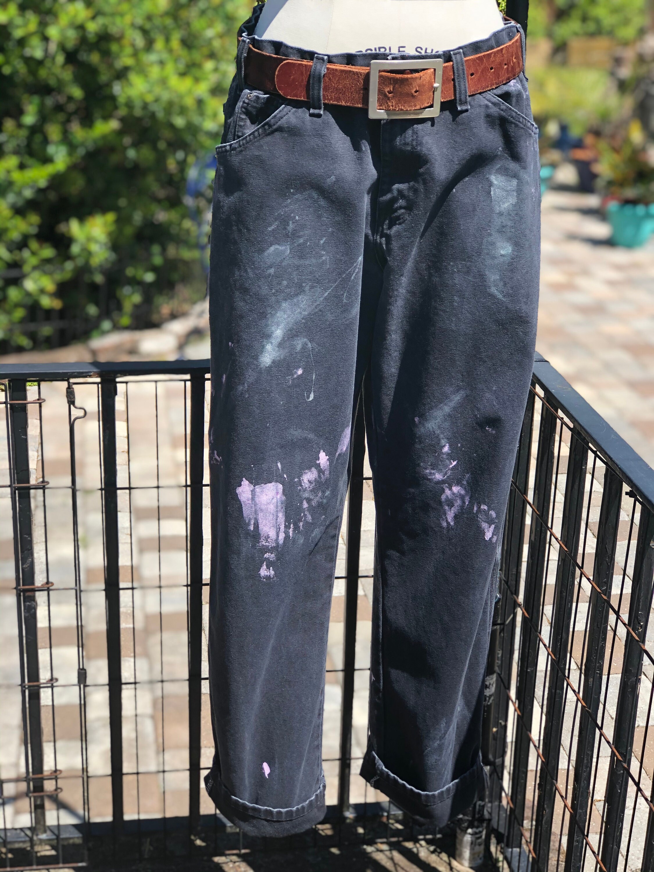 custom painted dickies