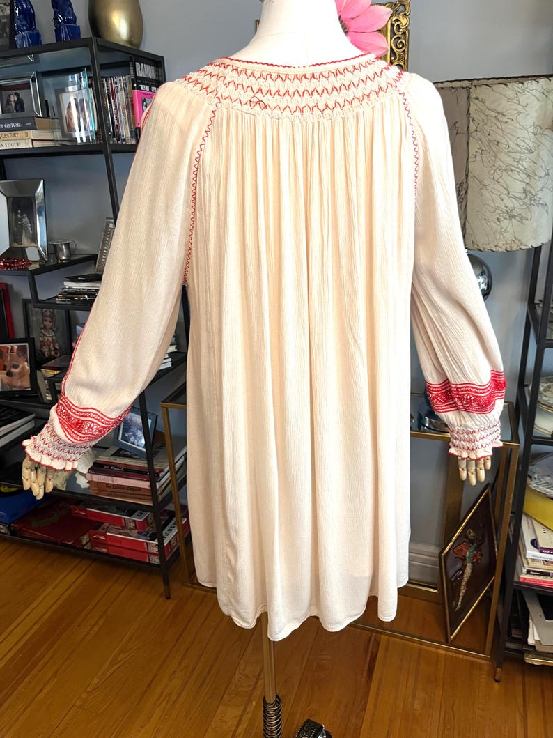 Embroidered Boho Mini Dress: Free People Tunic Dress image 7