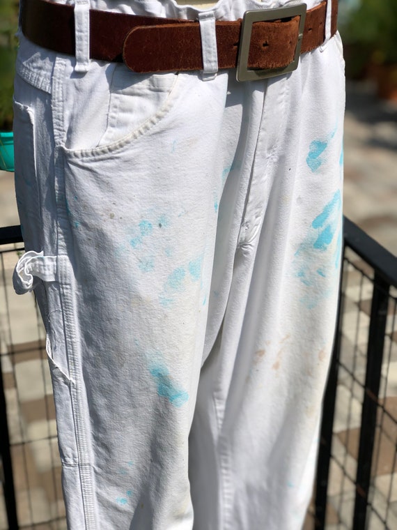 White Grey kraft TuffWear Trousers Painter Decorators FREE SAMEDAY POST weekdays
