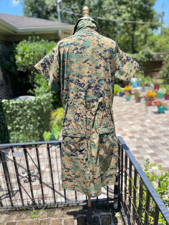 CAMO COVERALL DRESS/xl coverall dress/digital camoufl… Gem
