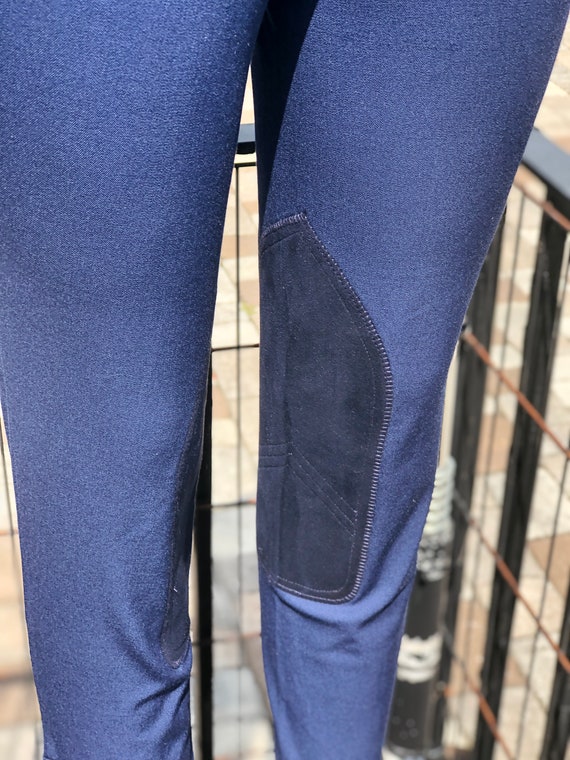 VINTAGE JODHPURS LADIES/navy blue riding pants/vi… - image 8