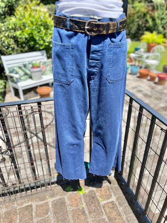 VINTAGE BELL Bottoms/us Naval Bell Bottoms/dark Denim Naval 