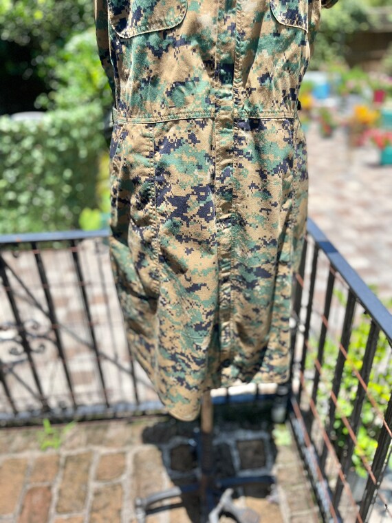 CAMO COVERALL DRESS/xl coverall dress/digital camoufl… Gem