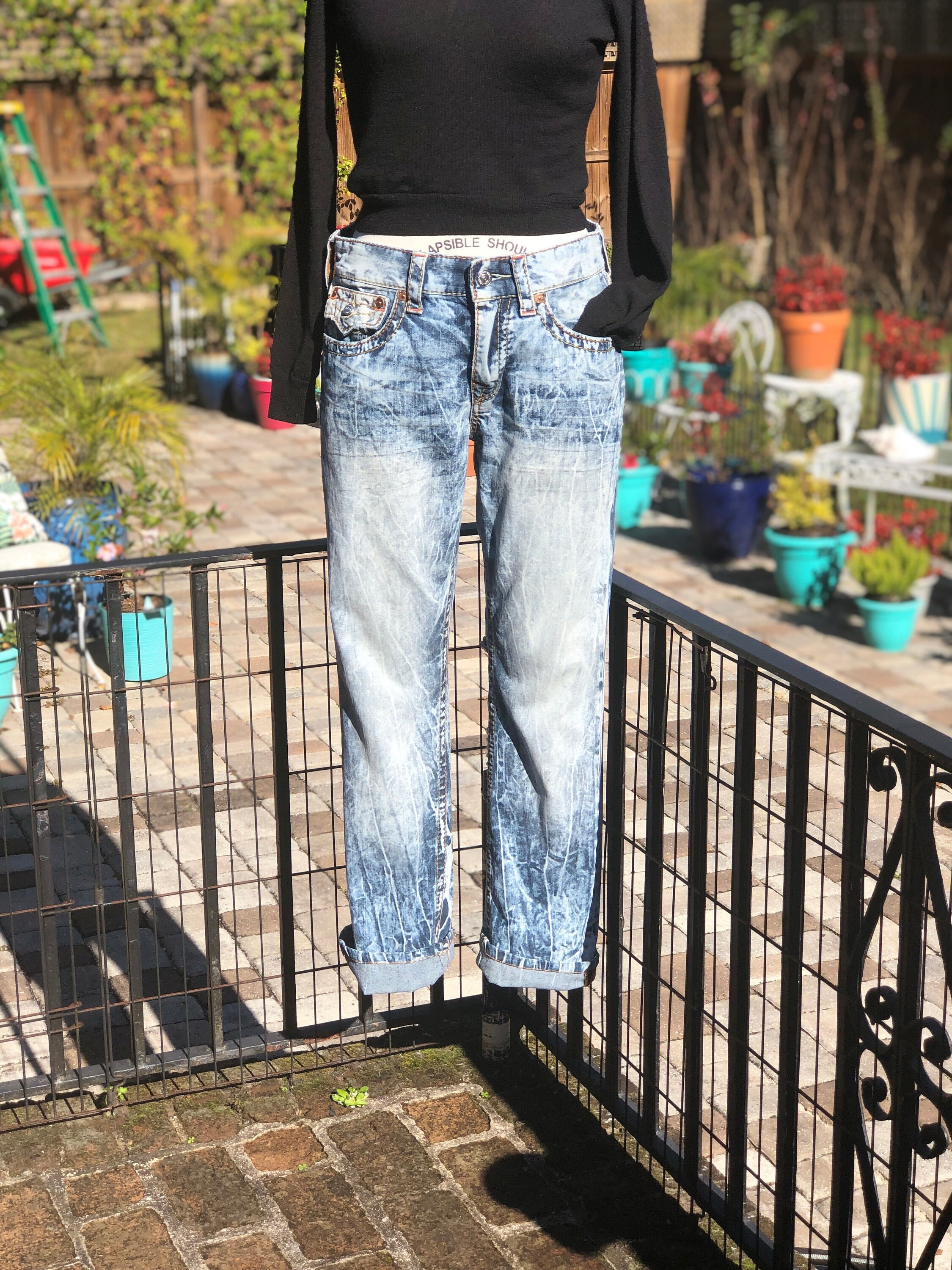 true religion acid wash jeans