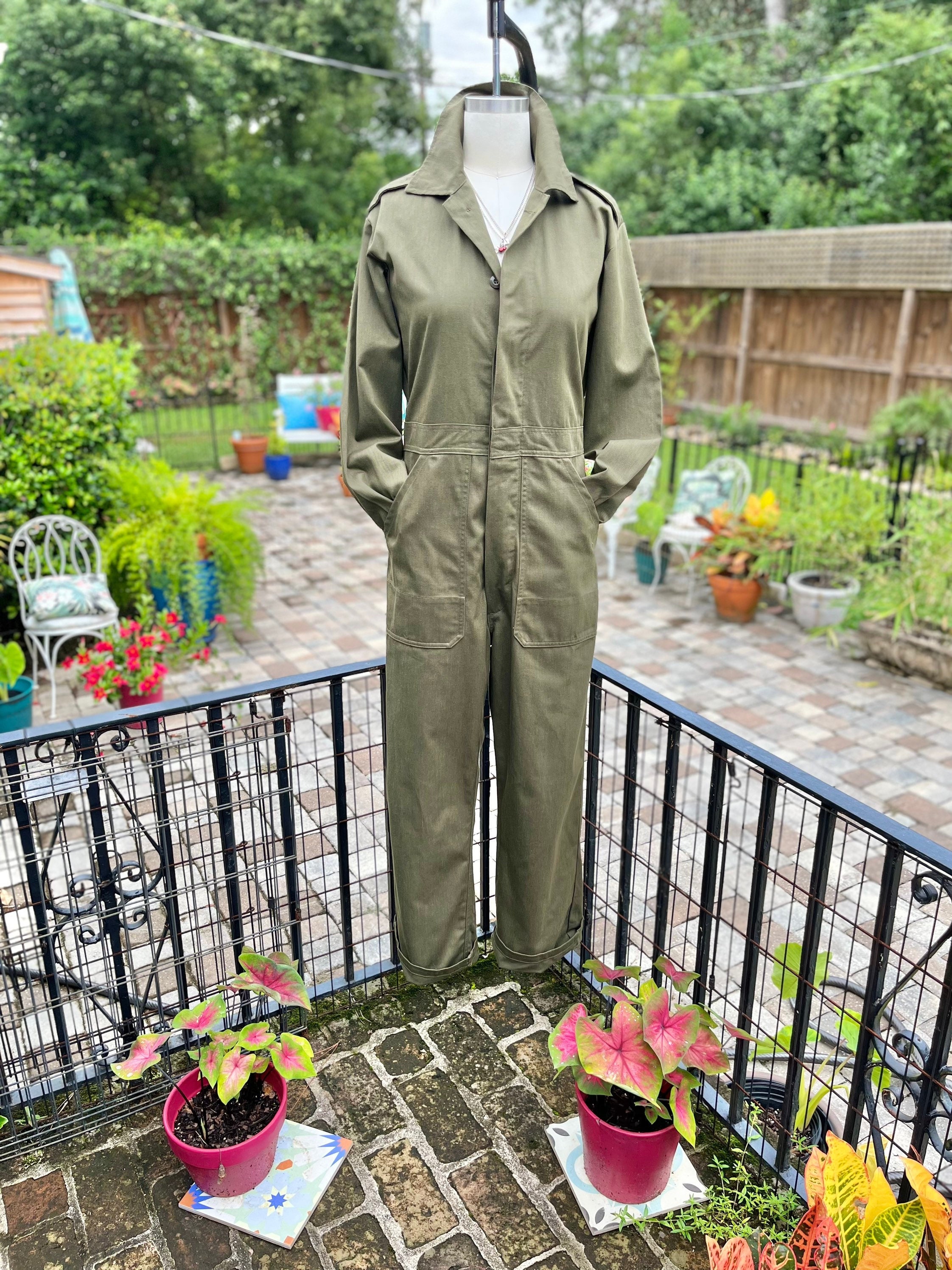 VINTAGE MILITARY Coveralls/m-l/l/xl/ Dutch Coveralls/cotton Sateen 