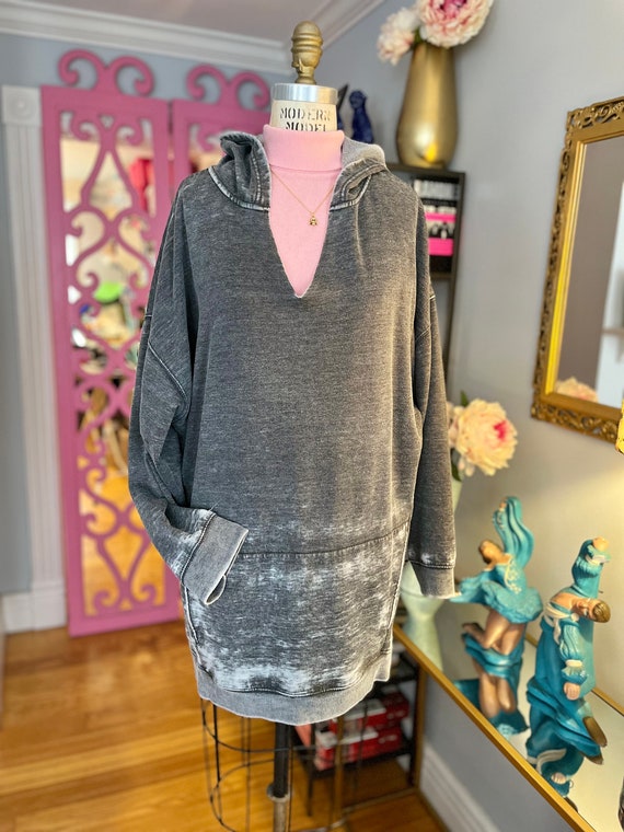 Free People Hoodie Long Free People Hoodie Grey Acid Wash Hoodie Fab208nyc Vintage Free People Hoodie Grey Hoodie Long Hoodie Etsy UK