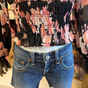 Free People black floral blouse with tags: lace and sheer blouse image 5