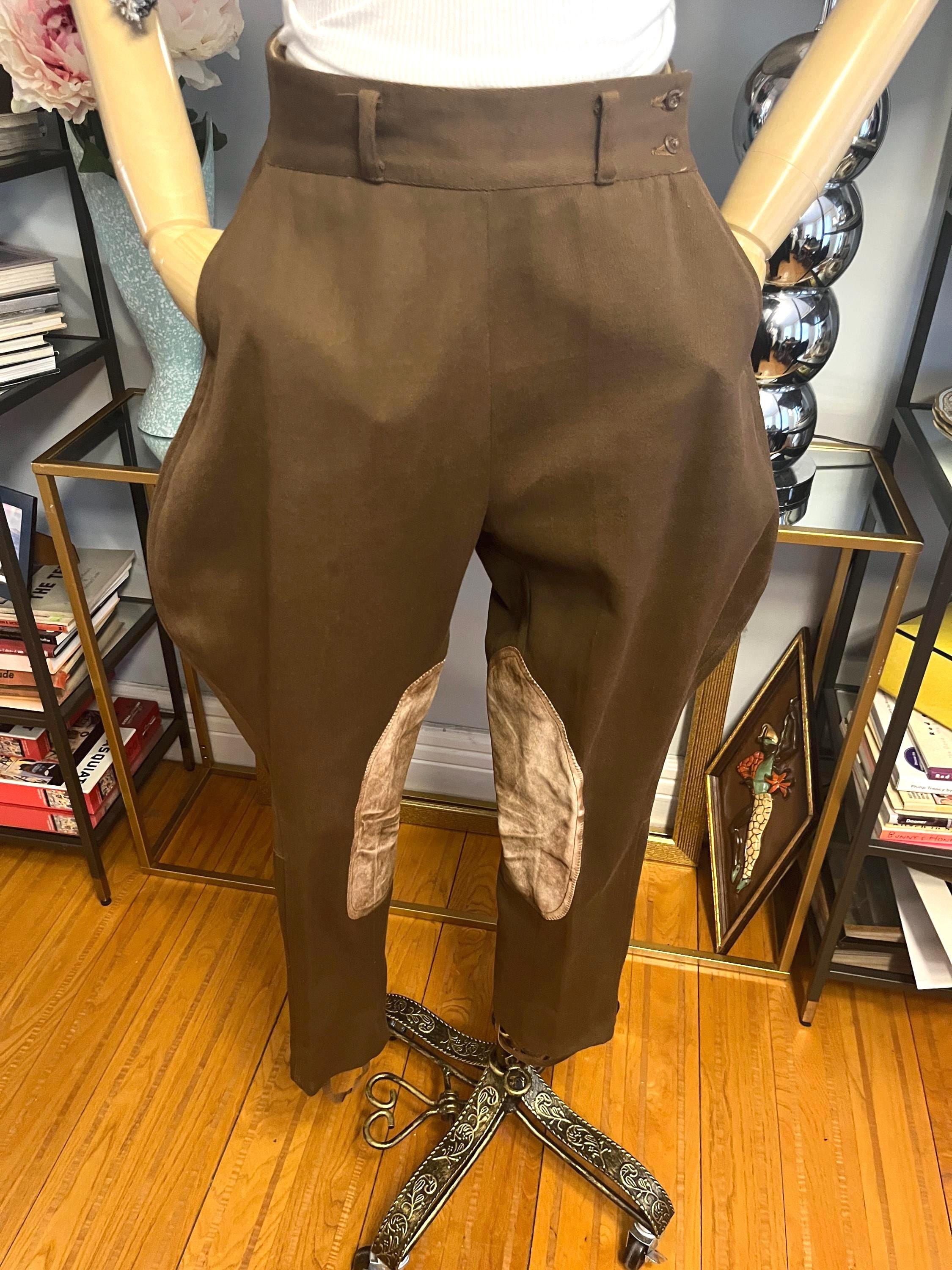 パンツ 1940s FRENCH VINTAGE PIQUE JODHPURS 30-40s France Vintage Cotton Pique Jodhpurs Tr