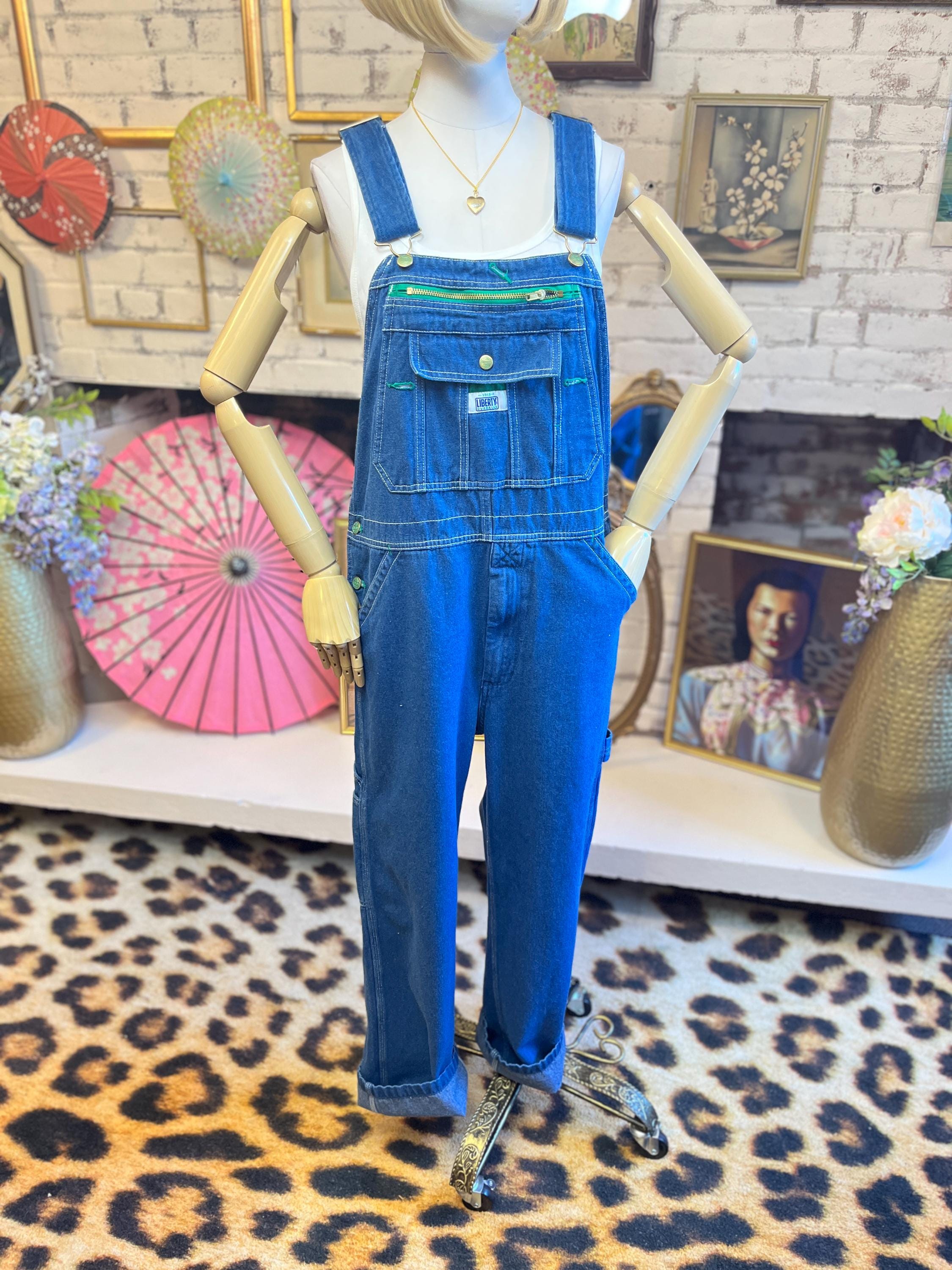 Vintage Liberty Overalls 32 - Etsy
