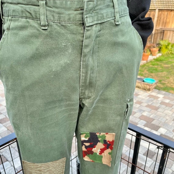 Buy DUTCH MILITARY Pants/vintage Dutch Military Pants/patched Military Pants/camouflage  Patched Pants/fab208nyc/fab208/recycled Military Pant Online in India 