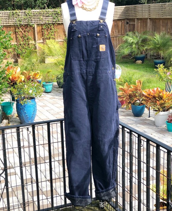 VINTAGE CARHARTT/Carhartt overalls/blue carahrtt o