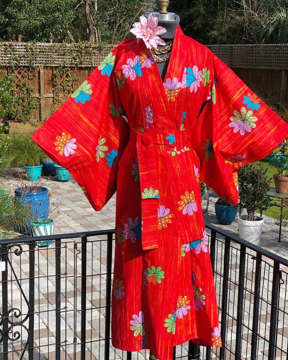 VINTAGE KIMONO/kimono/japanese kimono/yukata kimon