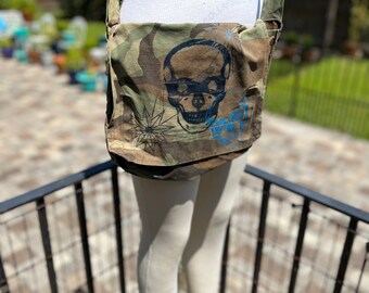 【Dutch army Newspaper bag】ビンテージ Vintage Dutch Army Military Waterproof Backpack Ammo Tote