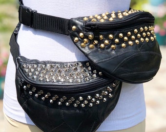 fanny pack with studs