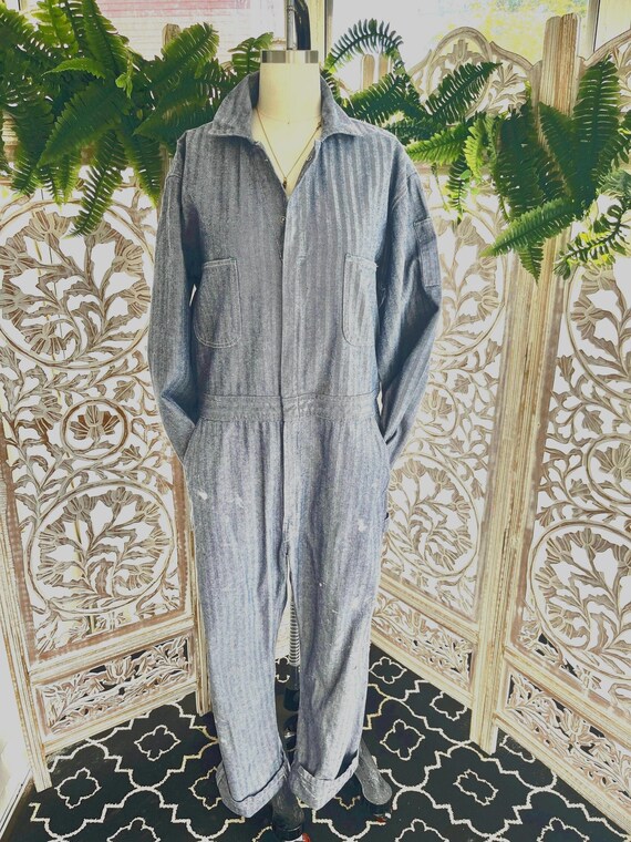 Stussy stussy herringbone coveralls - Gem