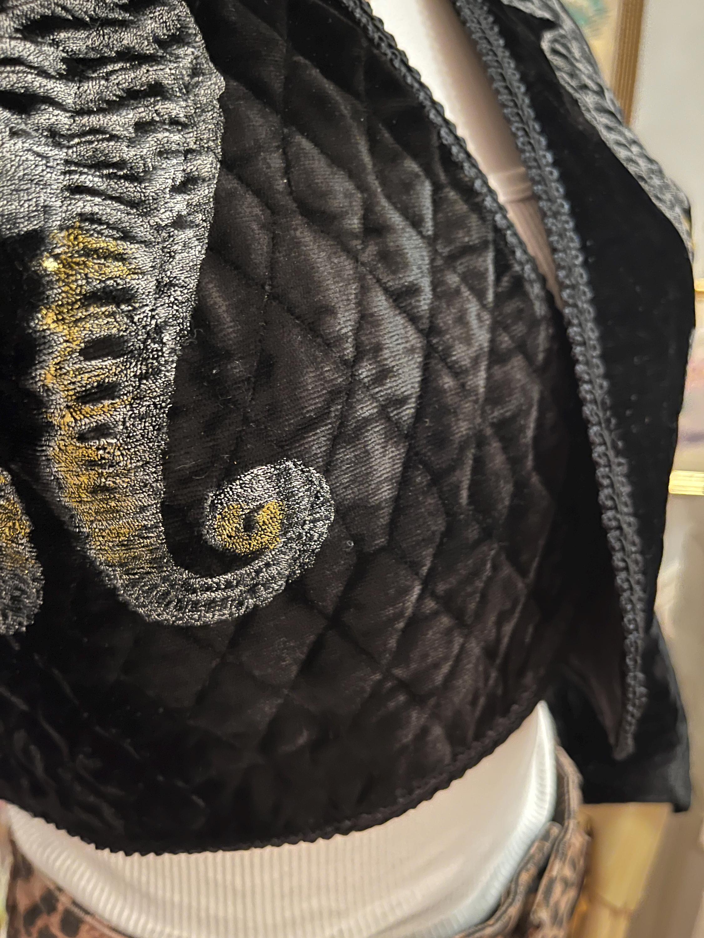 ジャケット CHIOCCIOLA BLAZER CHANEL 08P 2008 MOIST WANTED RUNWAY CHAIN EMBELLISHED JACKET