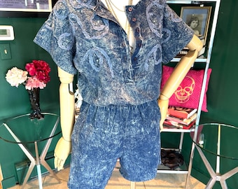 Rompertje met acid wash-effect uit de jaren 80