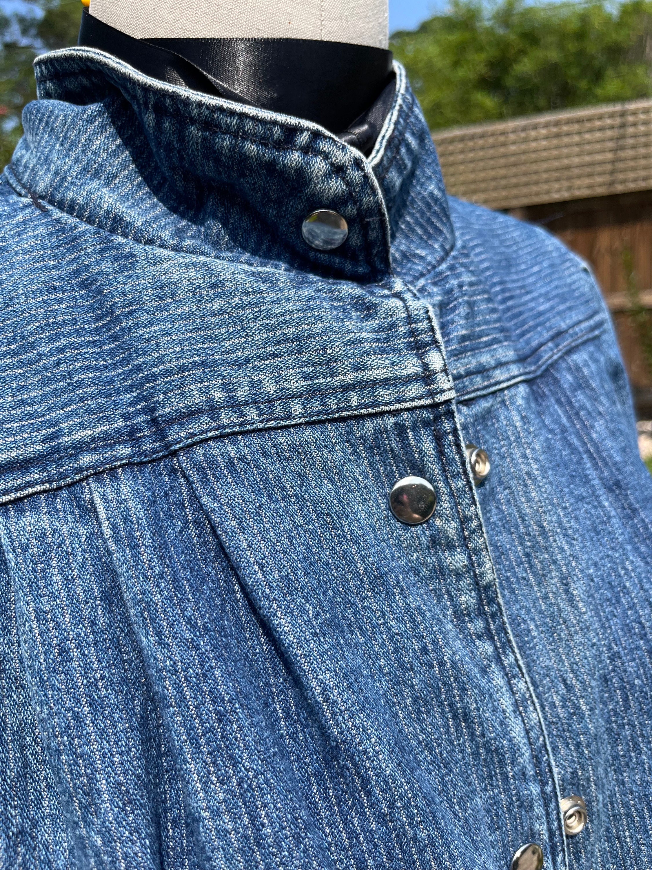 80s Fashion Denim Jacket, Puff Shoulder Denim Jacket, Pinstripe Denim, 80s Denim, 80s Fashion Jacket ,fab208nyc, Padded Shoulder Jacket - Etsy 80s Fashion Denim Jacket, Puff Shoulder Denim Jacket, Pinstripe Denim, 80s Denim, 80s Fashion Jacket ,fab208nyc, Padded Shoulder Jacket - Etsy
