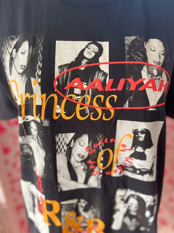 VINTAGE AALIYAH TEE/Princess of R&B/Baby Girl/Que… - image 3