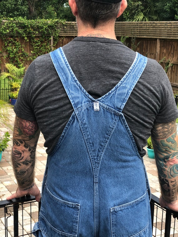 VINTAGE KEY Overalls/36x29/key Imperial Overalls/unisex Denim