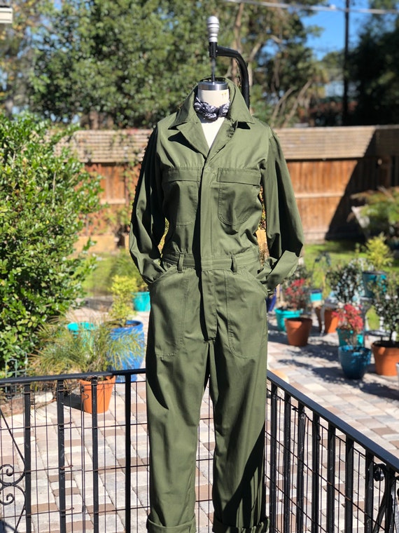 Military Army Green Coveralls Jumpsuit asyik Clothing Women's Clothing