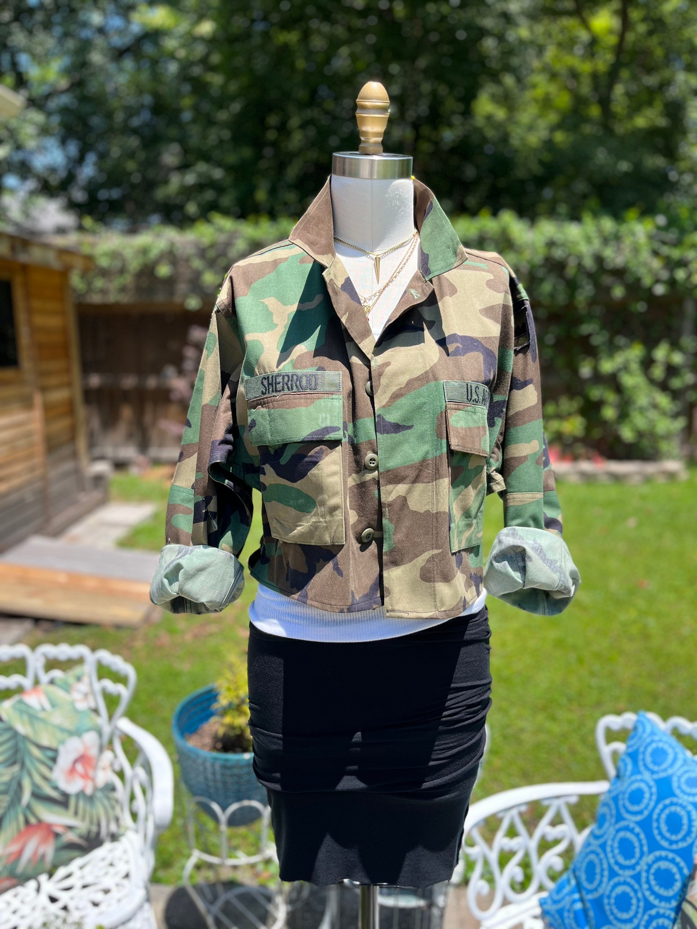 Cropped Camo Jacket -  Canada