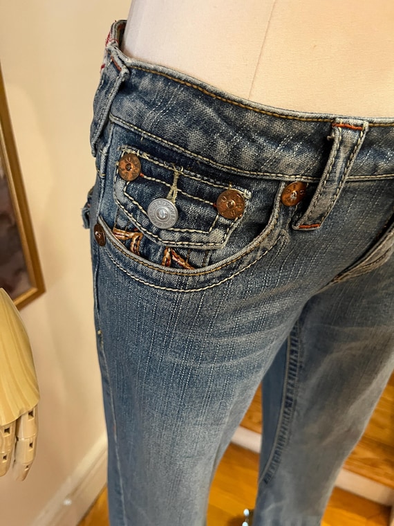 True Religion Y2K Low Rise Twist Bootcut Jeans - 28x31 - Gem