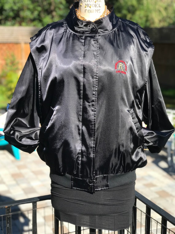 FREE US SHIPPING!/Las Vegas satin jacket/satin bom
