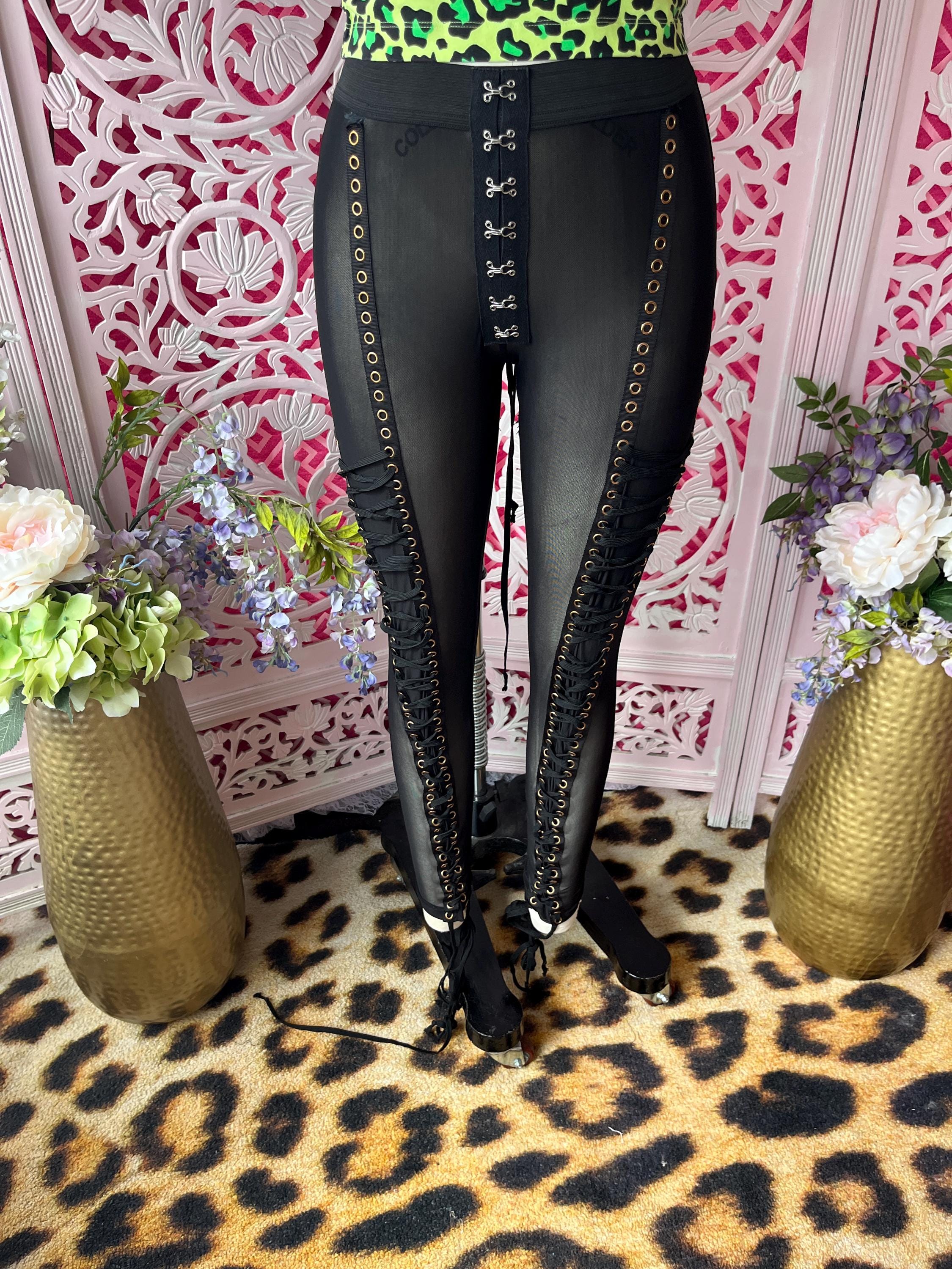 SHEER LACE PANTS