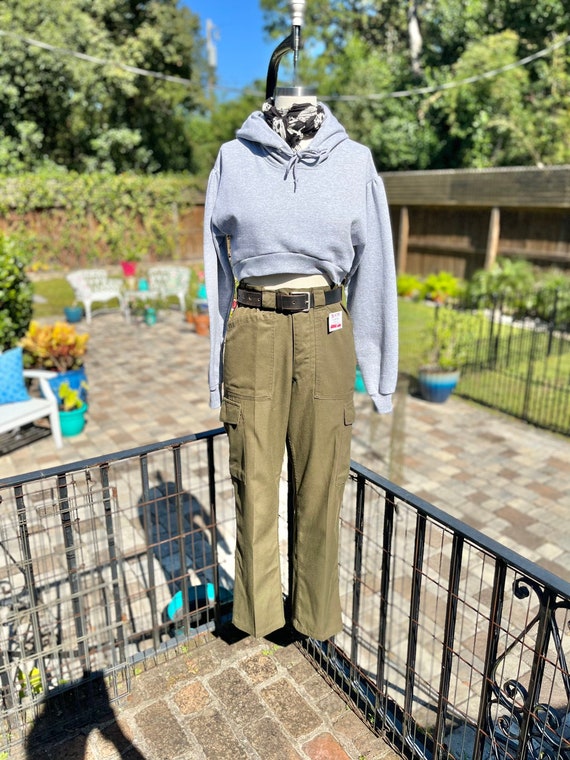 Pantalon taille haute militaire cheap