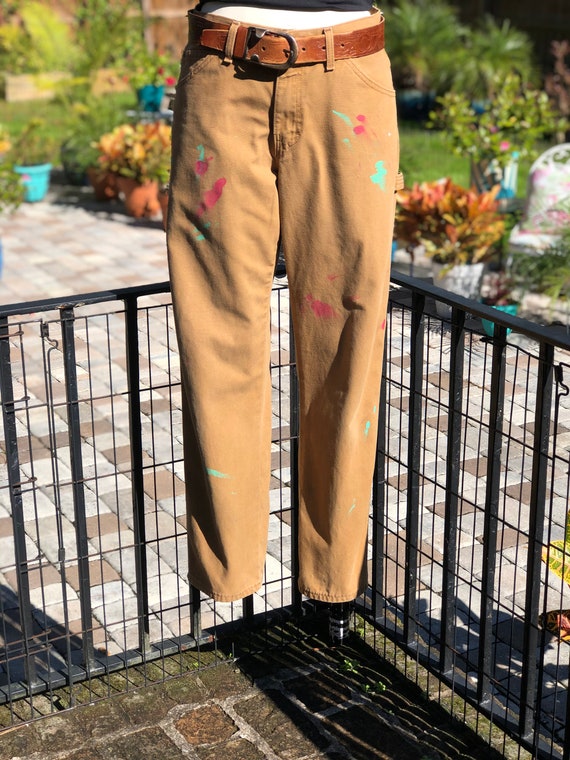 tan carpenter pants