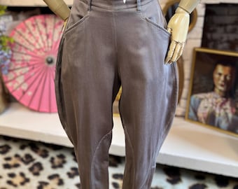 1950s Jodhpur: Grey Stombocks Riding Pants